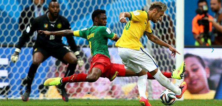 نيمار، البرازيل، الكاميرون نيمار، البرازيل، الكاميرون